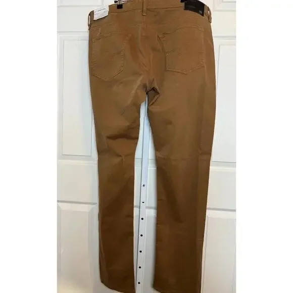 AG Adriano Goldschmied Men’s38x34 Brown Italian Stretch NWT List $198
